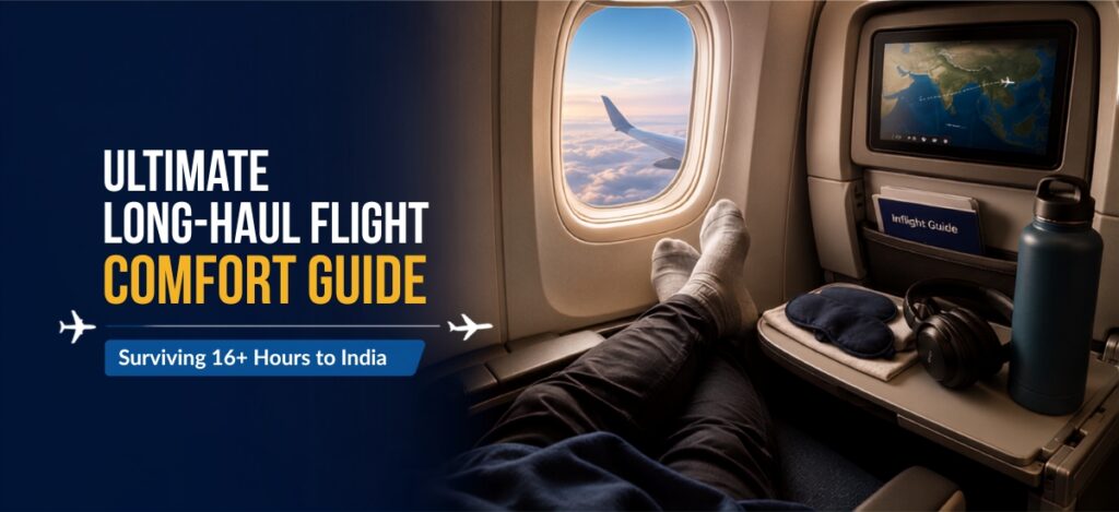 Ultimate Long-Haul Flight Comfort Guide: Surviving 16+ Hours to India
